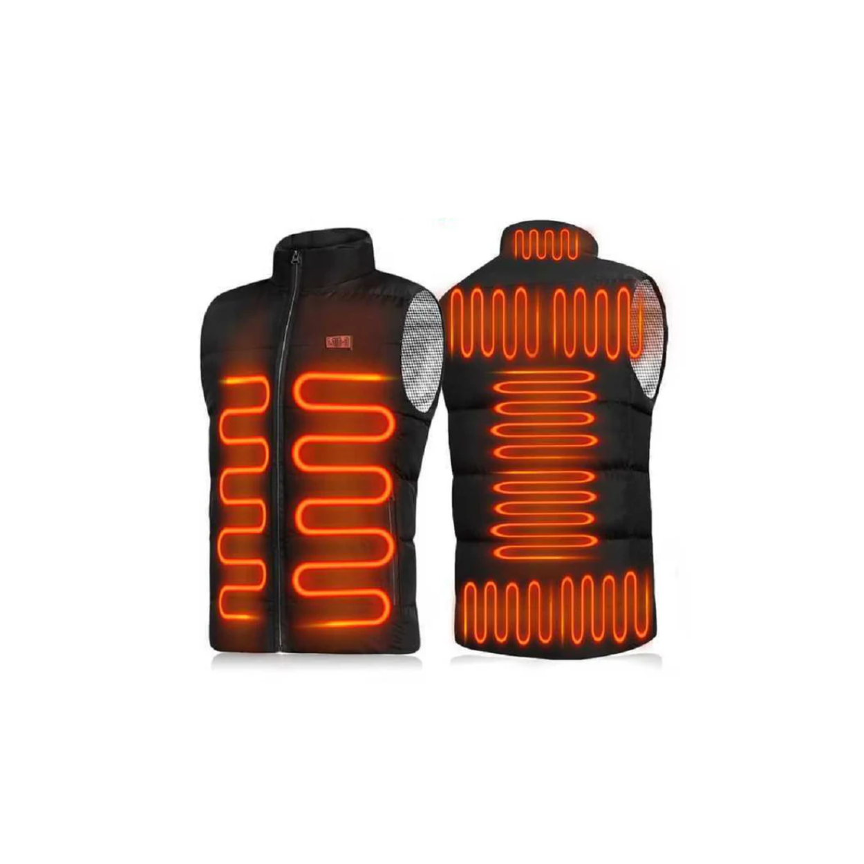 Electric Heated Vest with 9 Adjustable Heat Zones