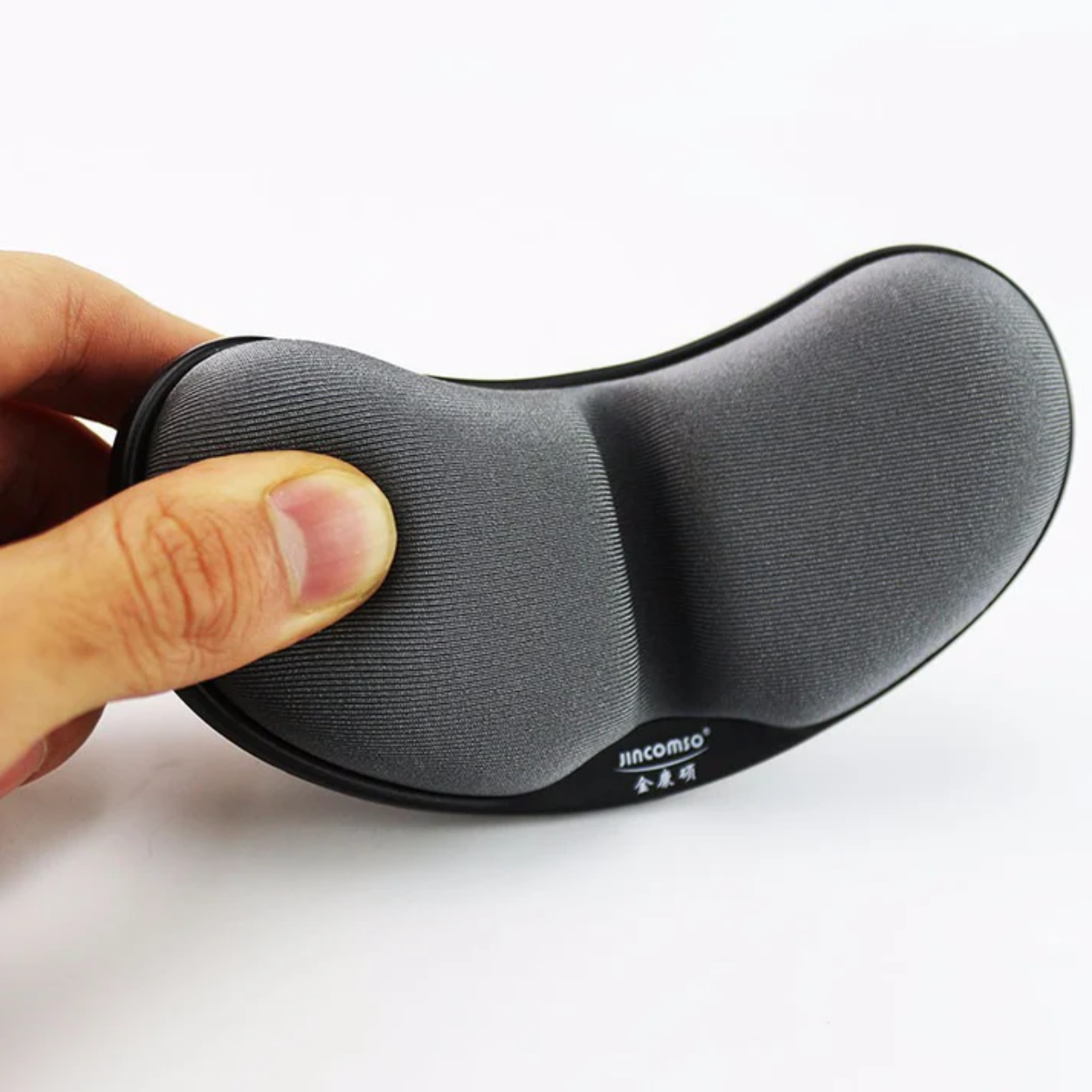 Ergonomic Mouse Pad with Cushioned Wrist Rest