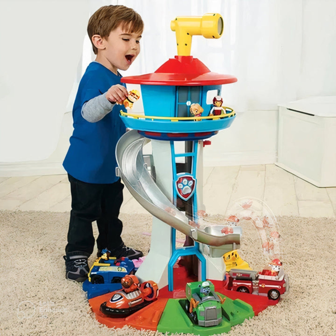 Jeux de Voitures Paw Patrol - 9 Pièces avec Figurines pour Enfants - Marcherelle