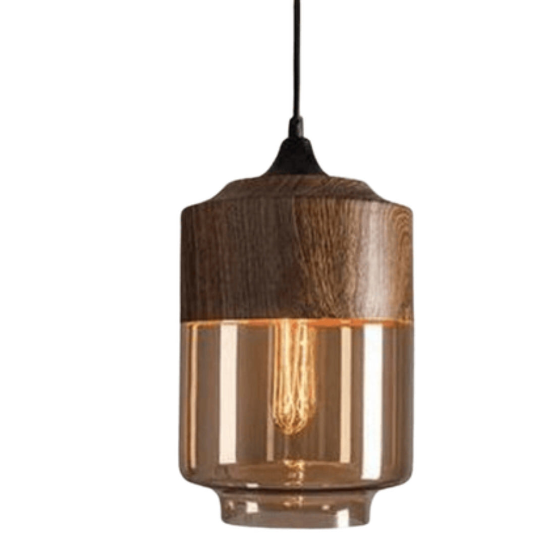 Nordic Design Wooden Ceiling Lamp
