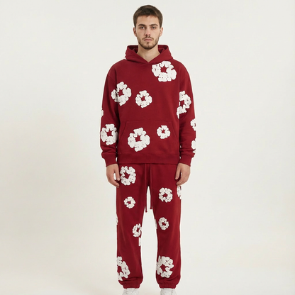 Men's Floral Sweatshirt Elegant – Chic Comfort Spring