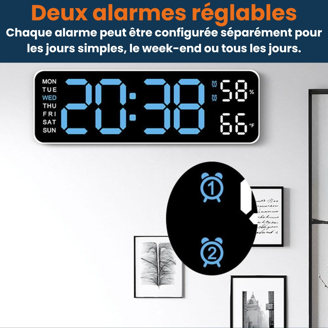 Modern Digital LED Wall Clock