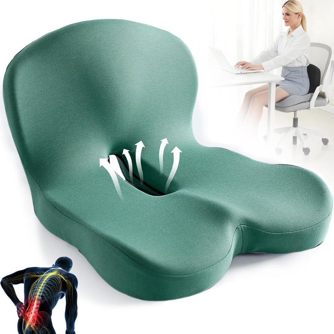 Memory Foam Lumbar Support Cushion