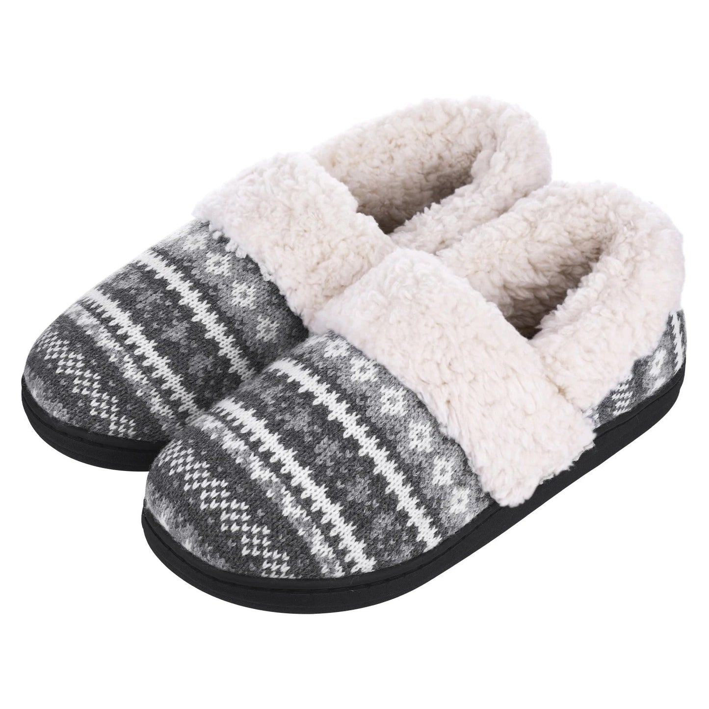 Soft and warm plush house slippers