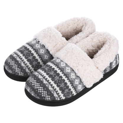 Soft and warm plush house slippers