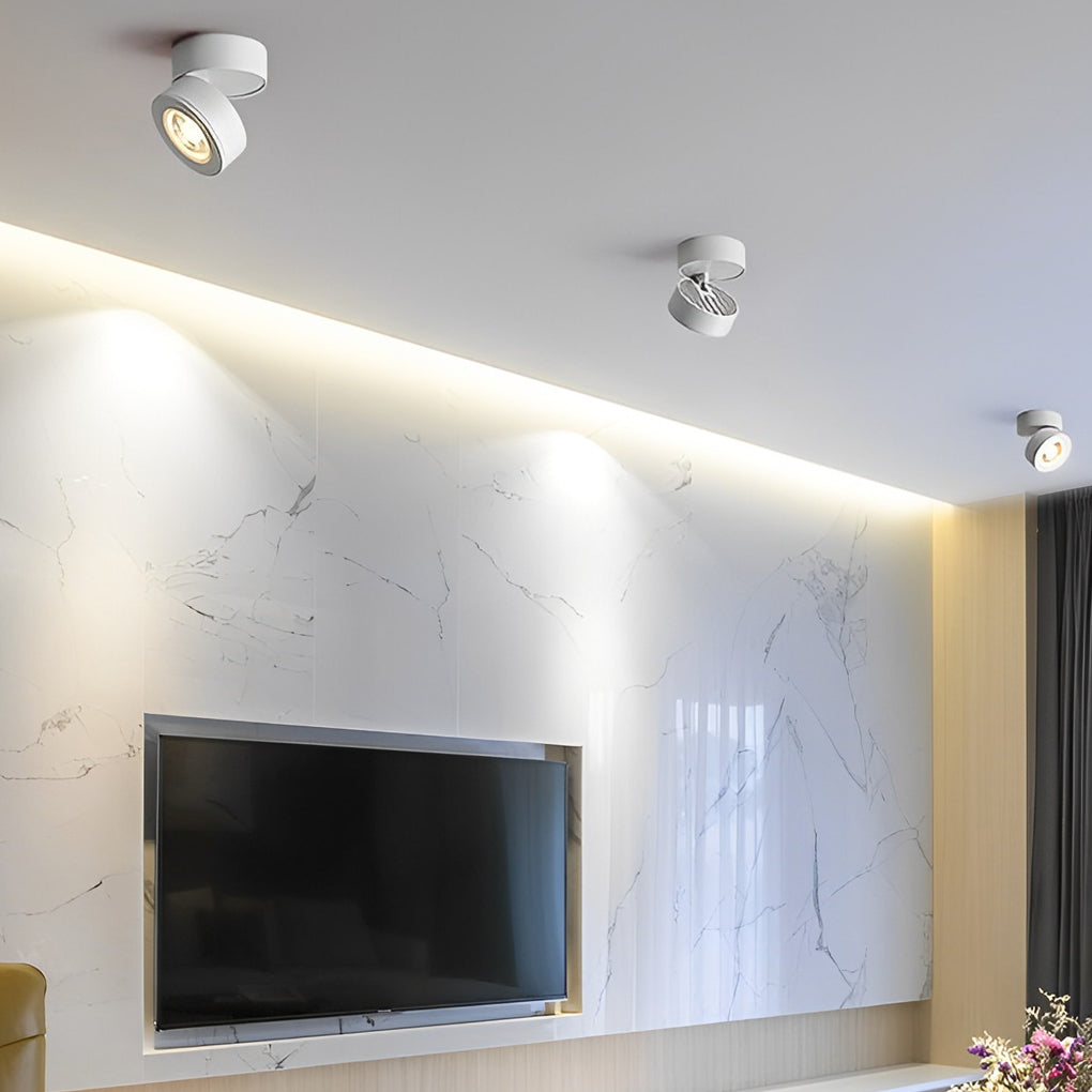 Adjustable Round LED Spotlight Design