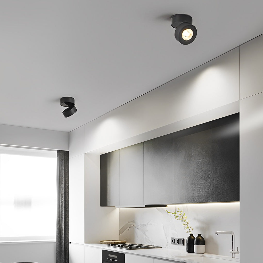 Adjustable Round LED Spotlight Design