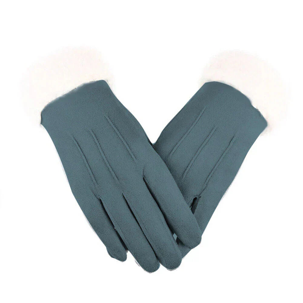Chic and elegant leather gloves