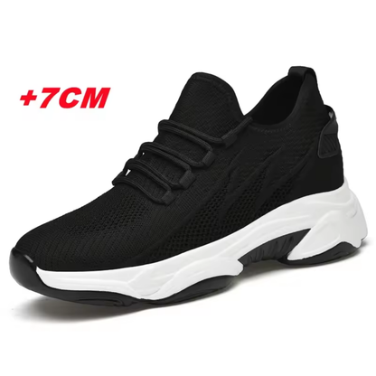 Sports Shoes with Discreet +7 cm Height Increase