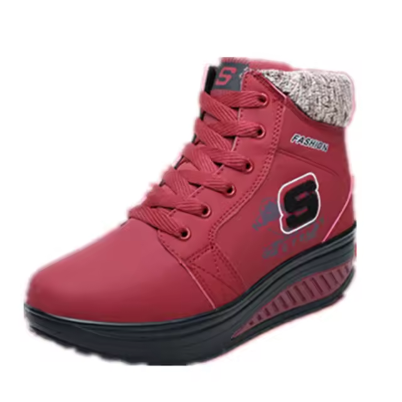 Heated Winter Boots with Street Style and Grip Sole