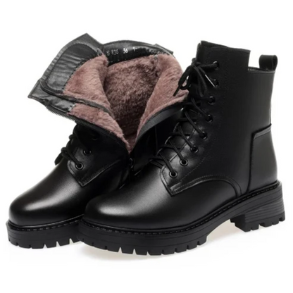 Women's Winter Boots in Warm and Elegant Genuine Leather