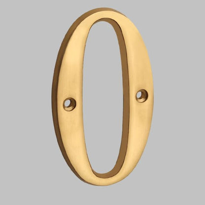 Numéros de Maison en Laiton Robuste Moderne - Foivo