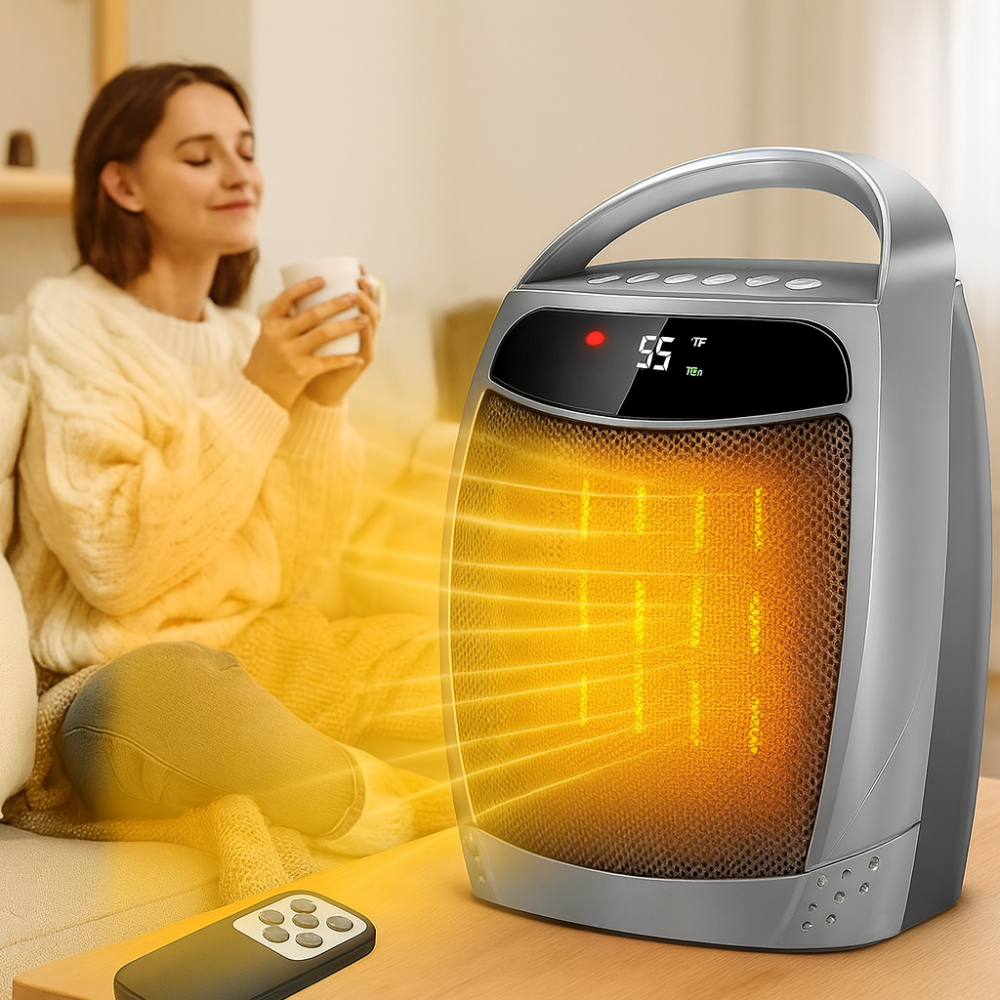 Adjustable Electric Heater with Remote Control