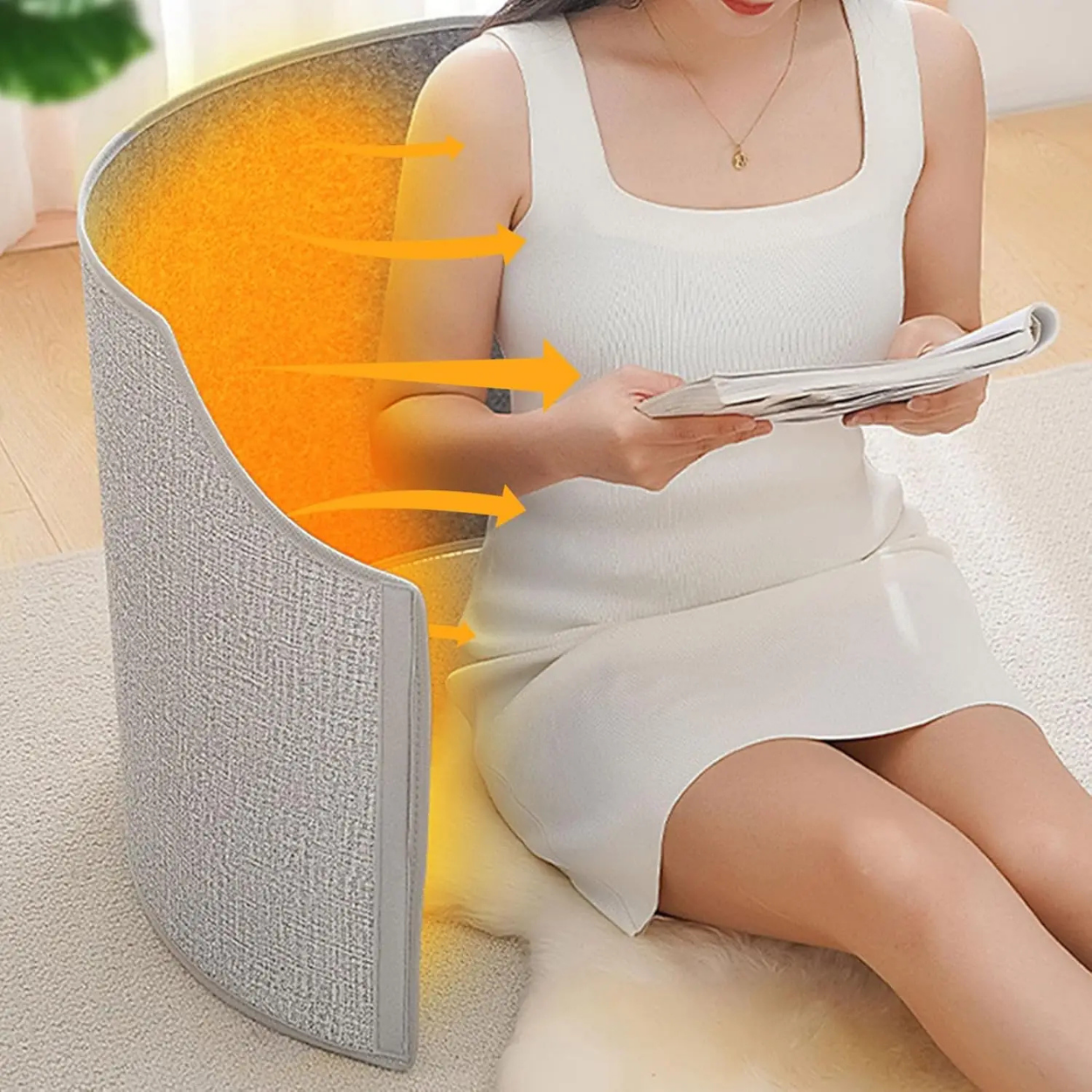 Adjustable Electric Leg Warmer with Massager Function