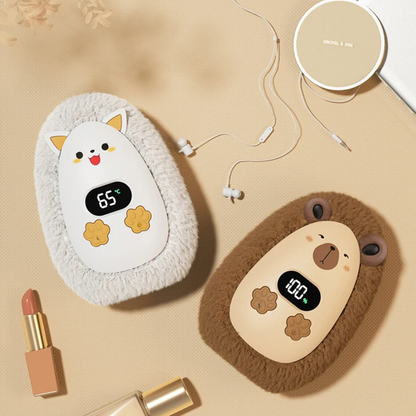 Soft Plush Heated Gloves