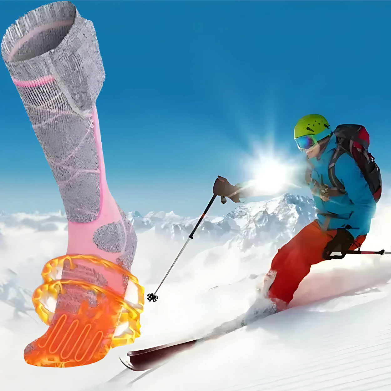 Heated Socks for Outdoor Sports