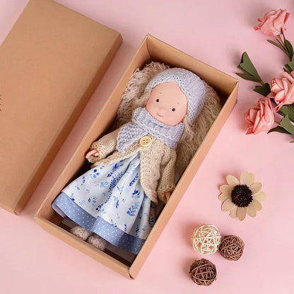 Wooden Cuddle Doll with Play Accessories