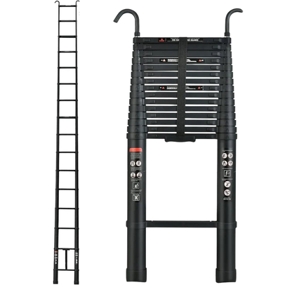 6.2m High-Security Aluminum Telescopic Ladder