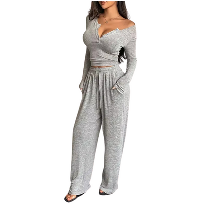 Comfortable Oversized Pants and Sweater