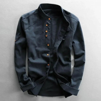 Men's Japanese Shirt with Dragon Print