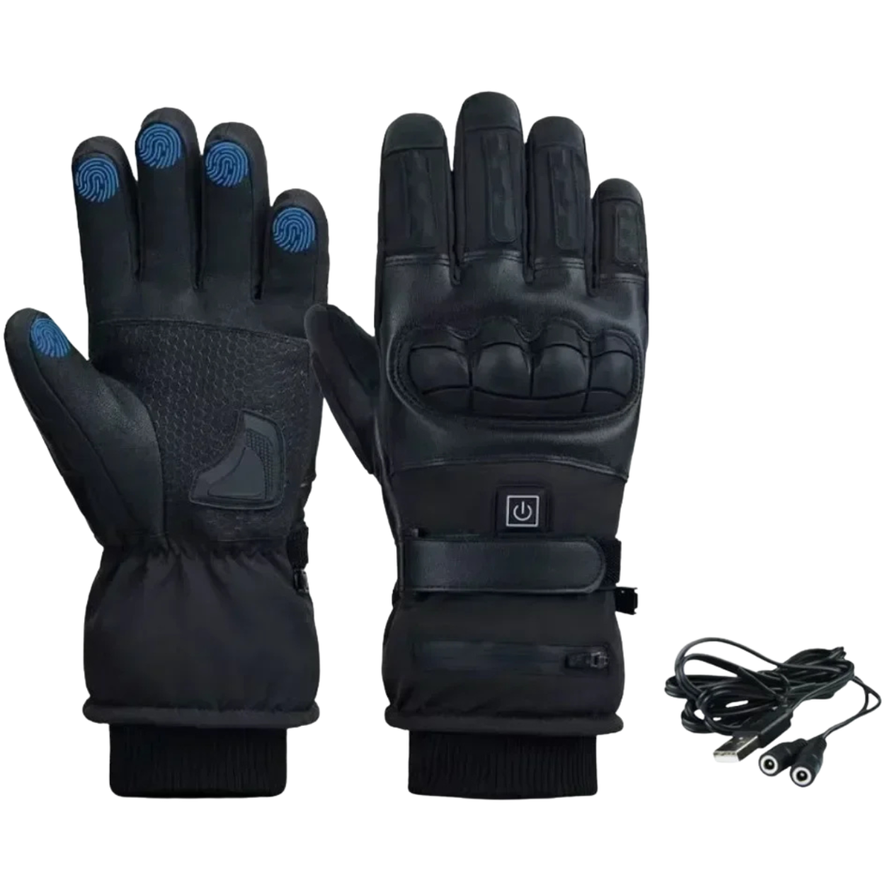 Electric Heated Gloves for Motorcycling and Skiing