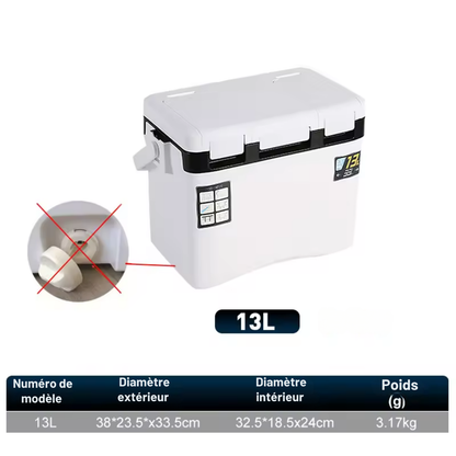 Insulated and Durable Fishing Cooler