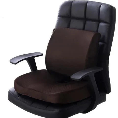 Ergonomic foam lower back support cushion