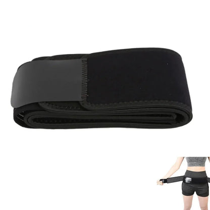 Comfortable lower back support belt