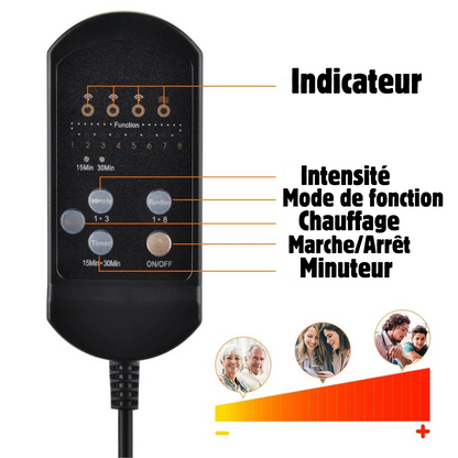 Heated Car Cushion with Massage Function