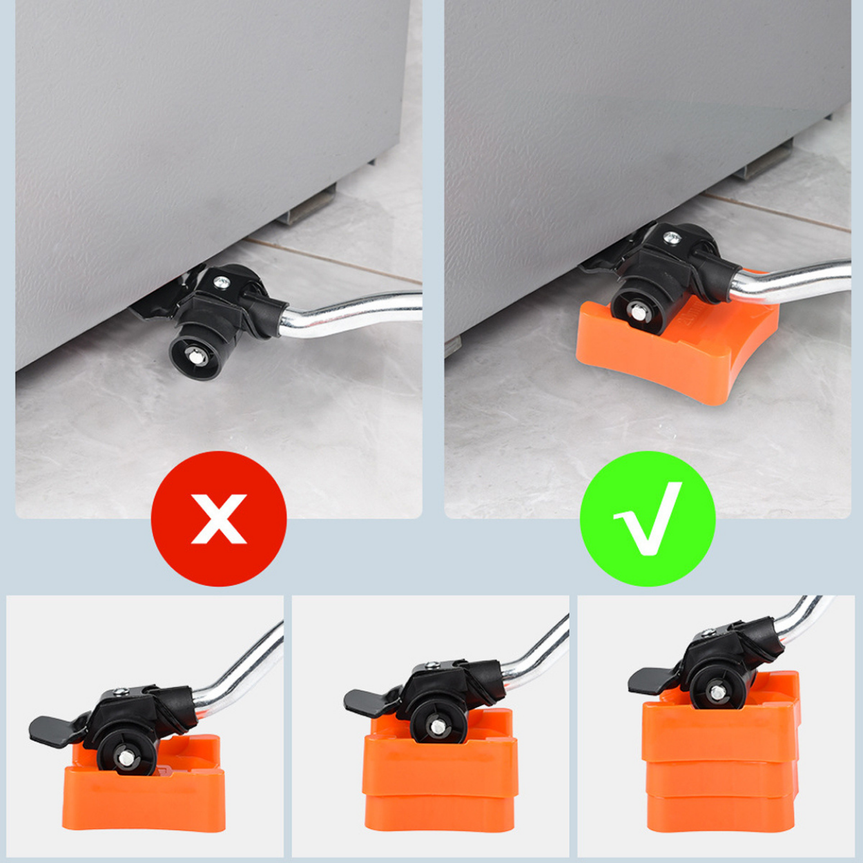 Furniture Moving Rollers with Lifting Kit
