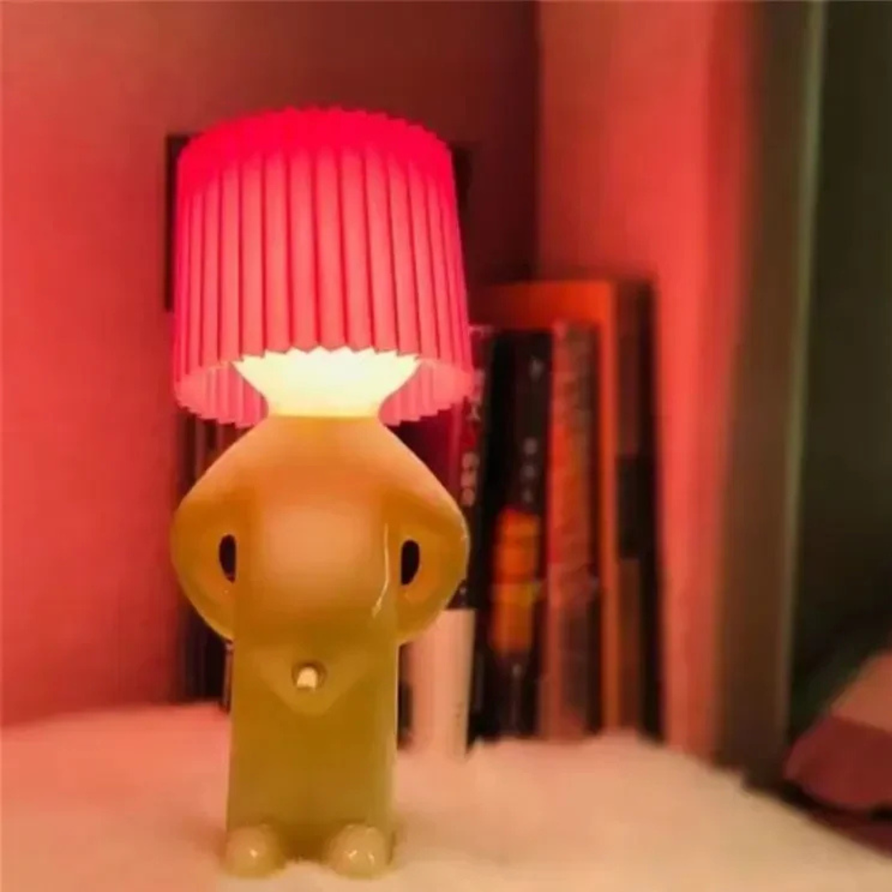 Original Desk Lamp Shaped Like a Figurine