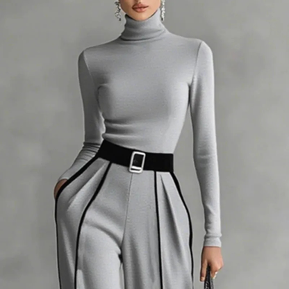 Elegant and Chic Women's Two-Piece Suit
