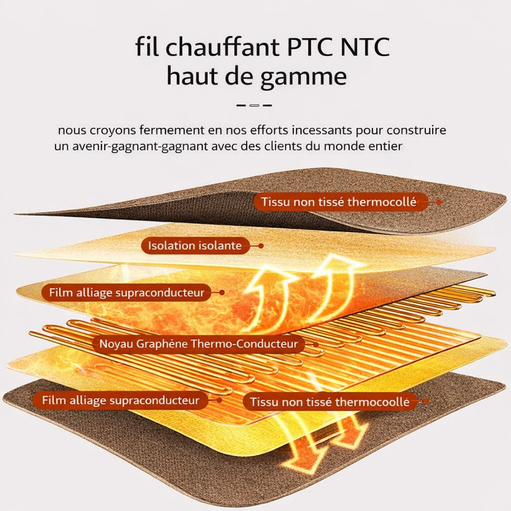 Marcherelle™ – Electric Warming Blanket with Automatic Shutoff and 6 Adjustable Heat Levels