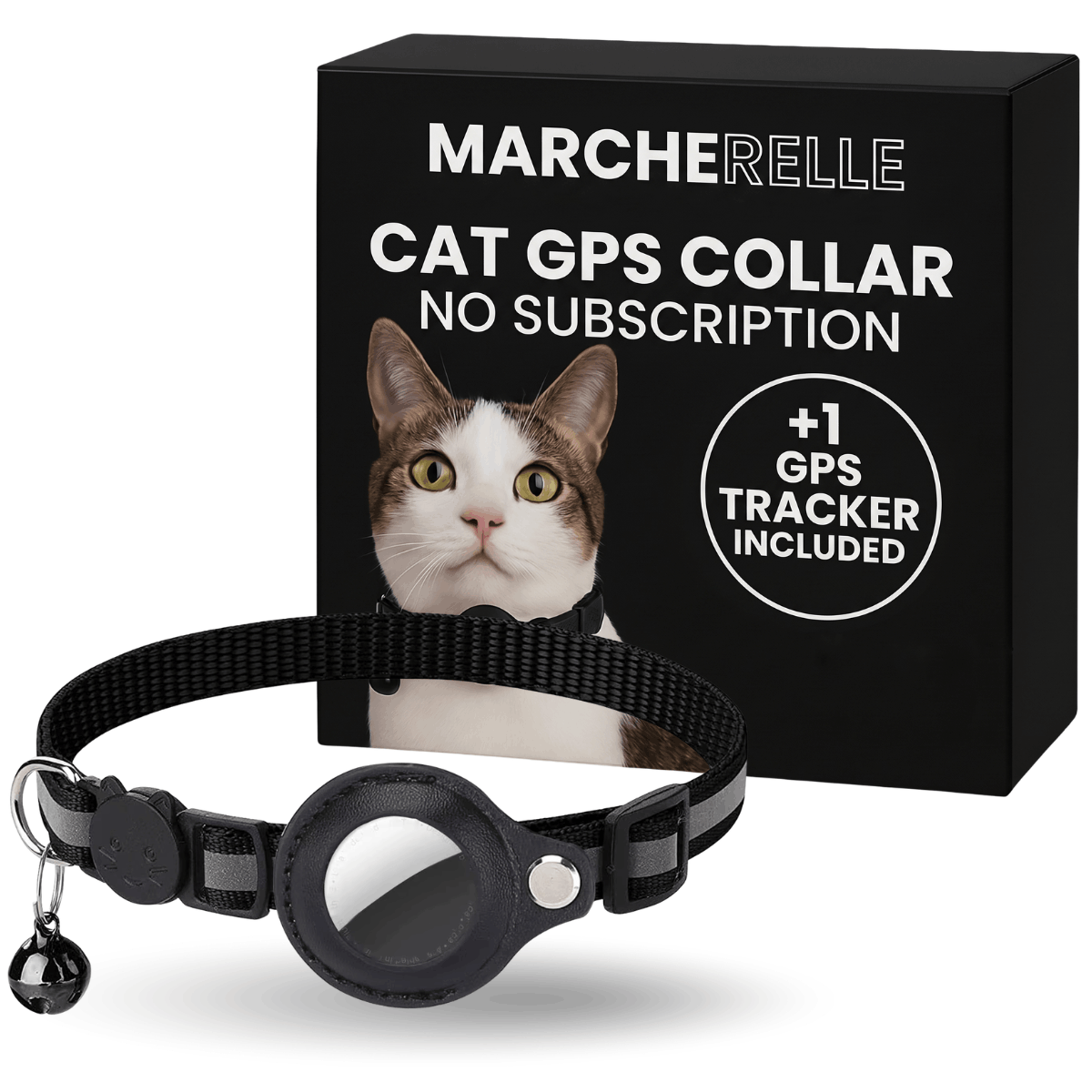 Macherelle™ – GPS Cat Collar No Subscription Required | Compatible with iOS & Android