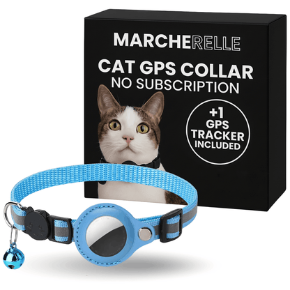 Macherelle™ – GPS Cat Collar No Subscription Required | Compatible with iOS & Android