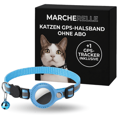 Macherelle™ – GPS Collar for Cats No Subscription | Compatible with iOS & Android