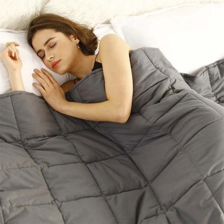 Marcherelle™ – Couverture Lestée Premium – Soulagement du Stress et Sommeil Profond