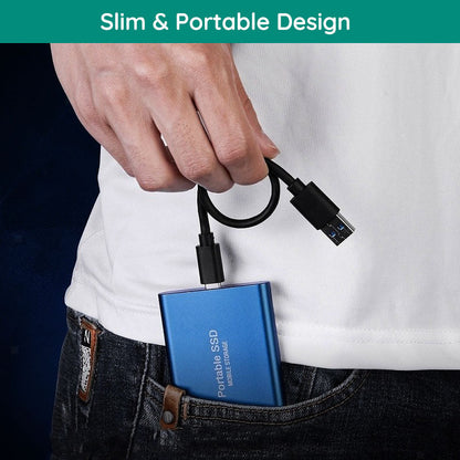 Marcherelle™ – Disque Dur Externe SSD Portable, USB 3.1 Haute Vitesse