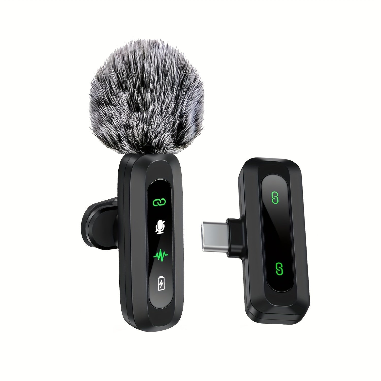 Marcherelle™ – Microphone Cravate Sans Fil USB-C Pour Un Son Clair Et Stable