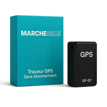 Marcherelle™ – Traceur GPS Voiture Compact Sans Abonnement Suivi Précis