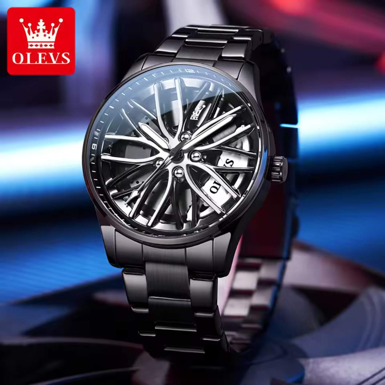 Elegant Men's Sports Chronograph Watch