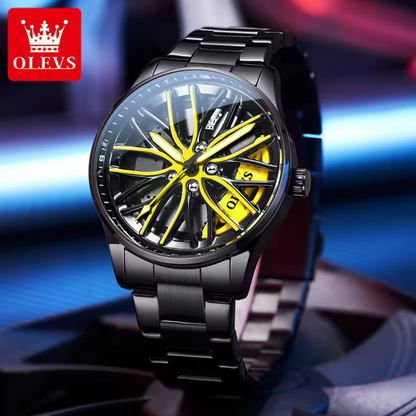 Elegant Men's Sports Chronograph Watch