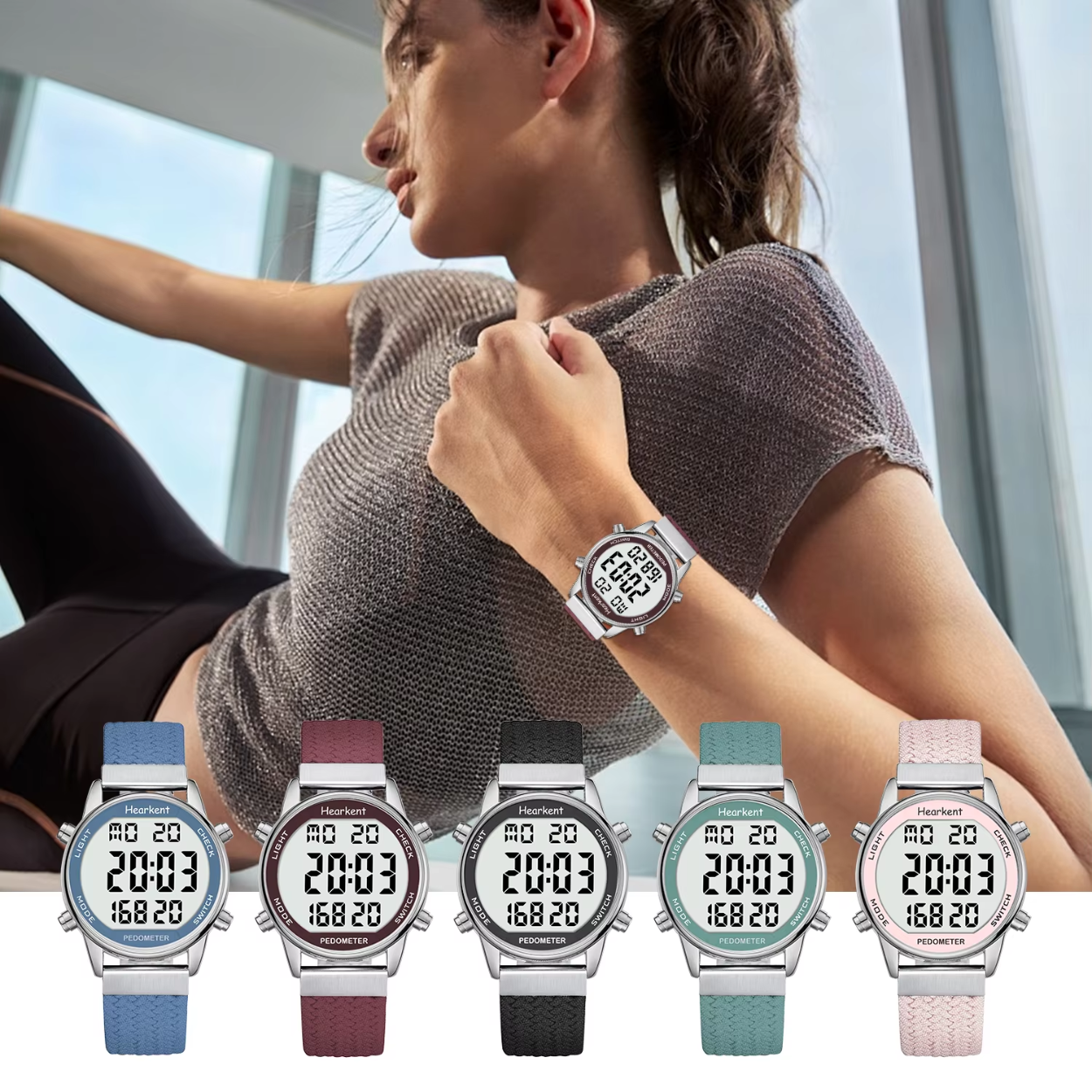 Cardio Activity Watch with Pedometer