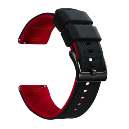 Flexible and Durable Silicone Watch Strap