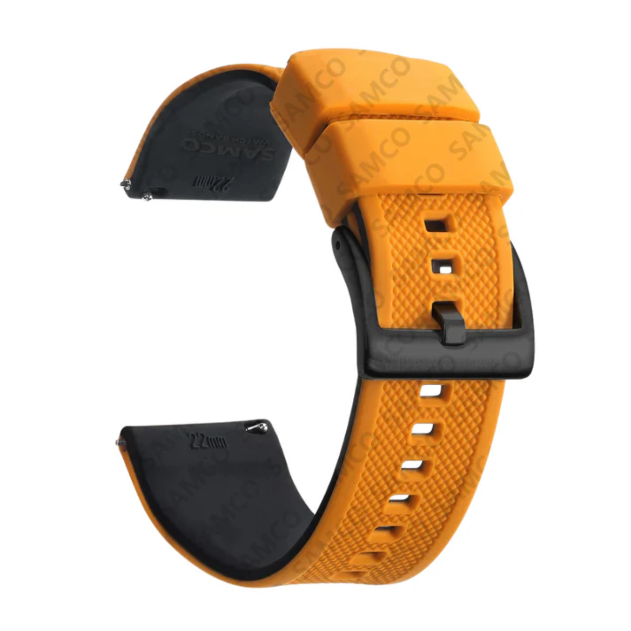 Flexible and Durable Silicone Watch Strap