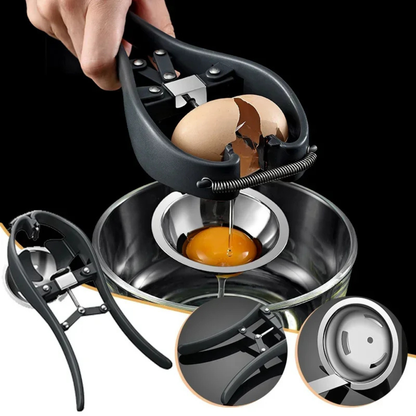 Ergonomic and Practical Stainless Steel Egg Opener