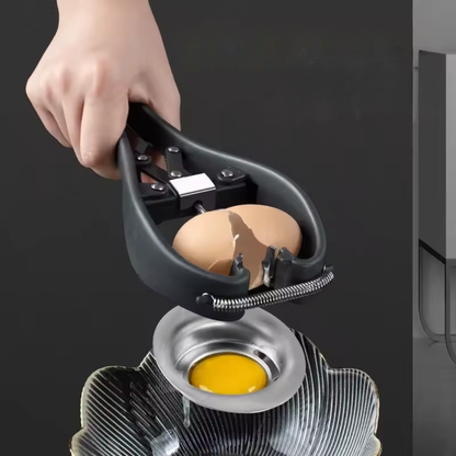 Ergonomic and Practical Stainless Steel Egg Opener