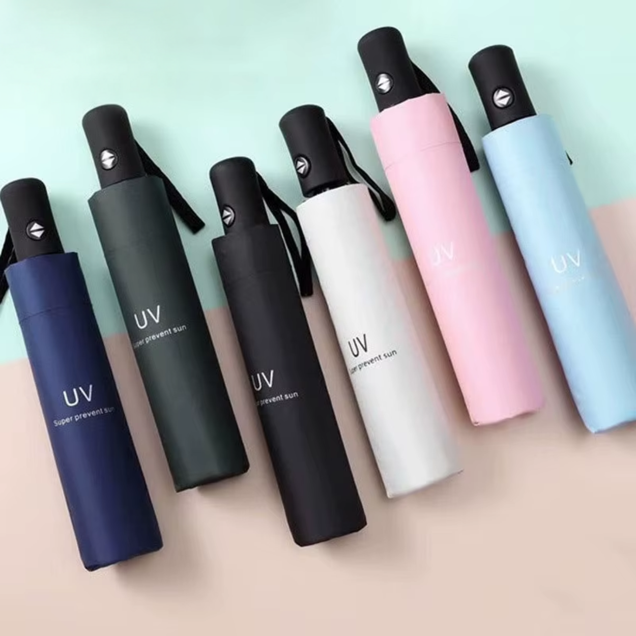 Foldable Compact Umbrella with UV Protection