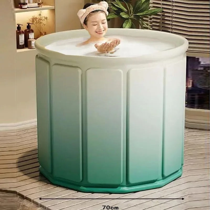 Portable Bathtub for Adults - Low Tempo for Home and Travel