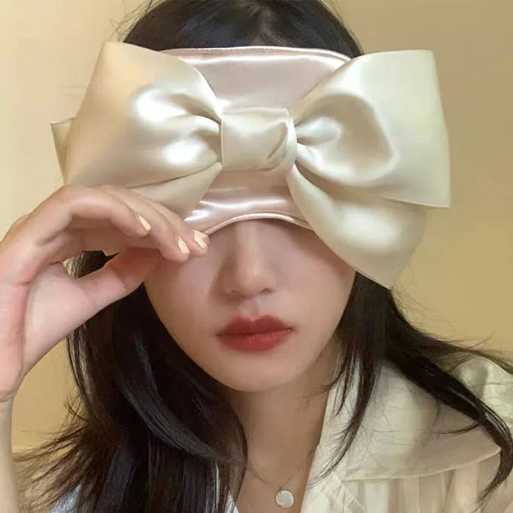 Soft Lavender Silk Night Mask